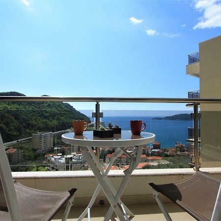Amazing Sea View Apartment Zatvoren Budva Bagian luar foto