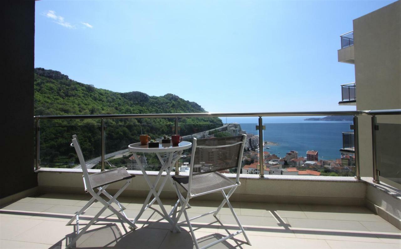 Amazing Sea View Apartment Zatvoren Budva Bagian luar foto
